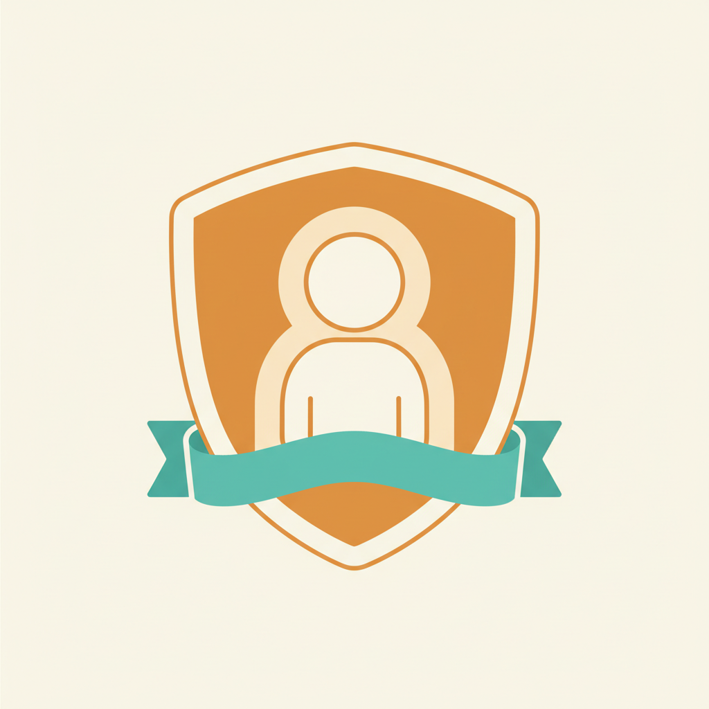 Illustration of a protective shield safeguarding a child, representing child safety